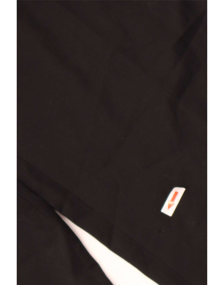 Pantaloni da completo da uomo con pegging Farah W38 L30 poliestere nero