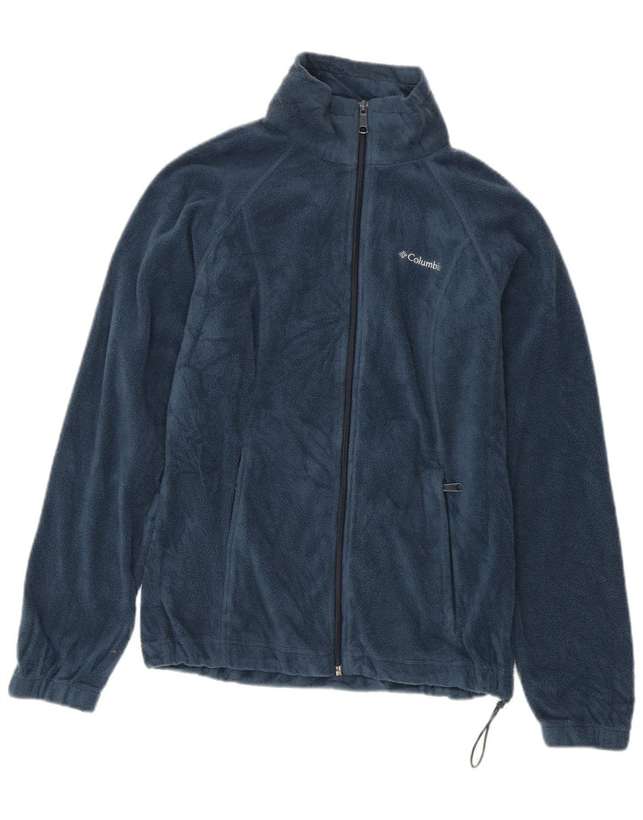 Giacca in pile da donna Columbia UK 10 Small poliestere blu navy
