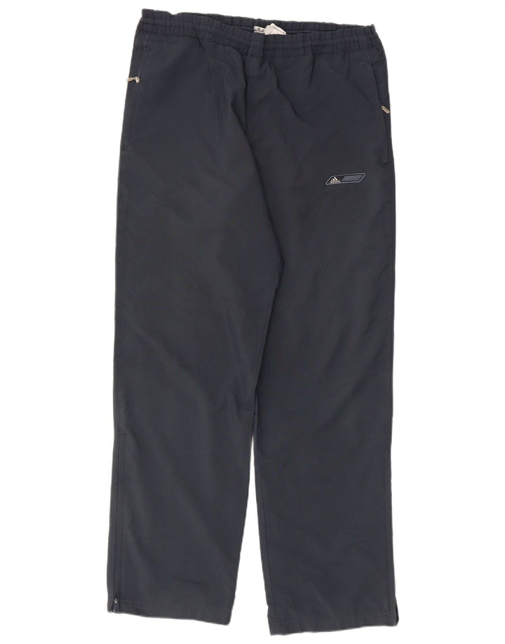 Pantaloni da tuta Adidas da uomo piccoli in poliestere grigio