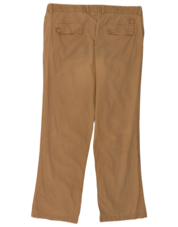 Pantaloni chino dritti da uomo Hugo Boss W34 L30 Beige