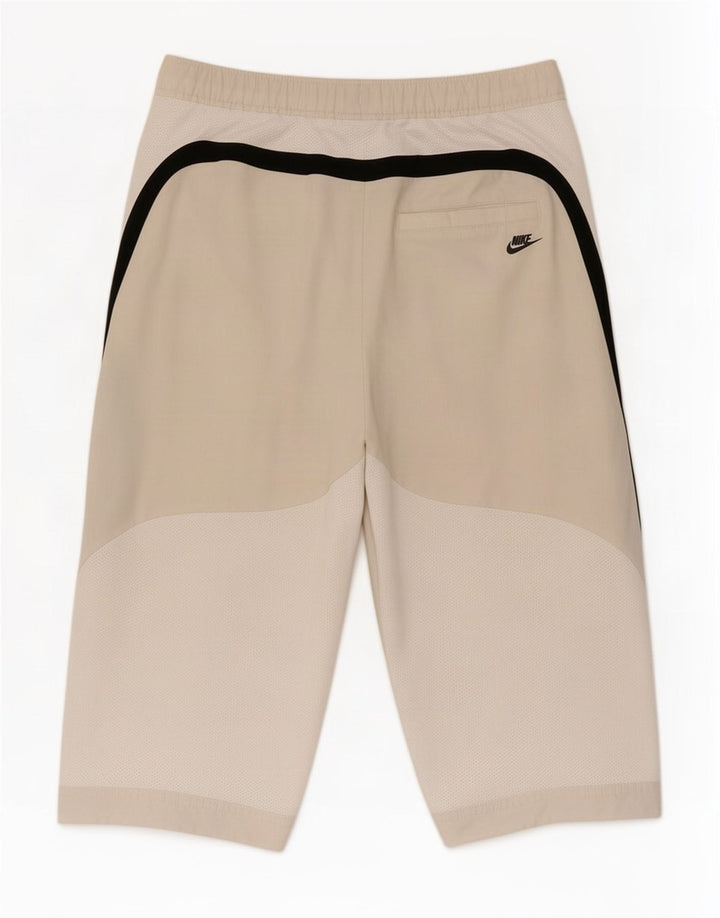 Pantaloncini sportivi Nike Bermuda da bambino 10-11 anni Poliestere color block beige