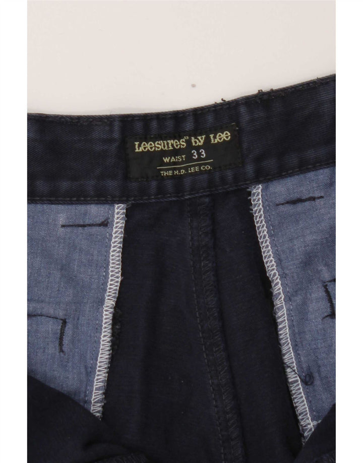 Pantaloni cargo dritti da uomo Lee W33 L34 Blu Navy