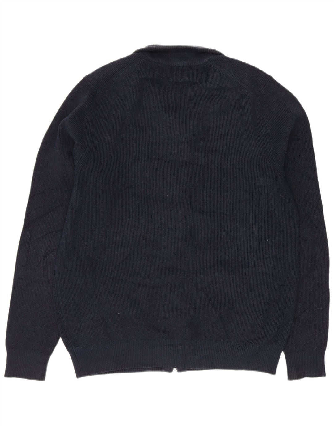 Maglione cardigan da uomo Marks & Spencer medio poliestere blu navy