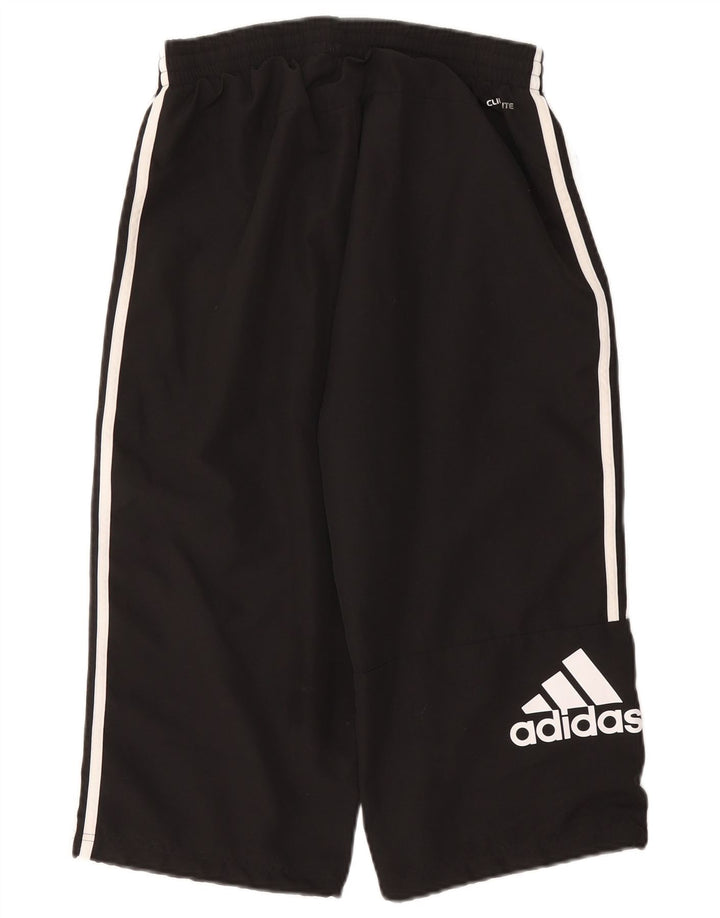 Pantaloni da tuta Adidas Climalite Graphic Capri da uomo di colore nero medio