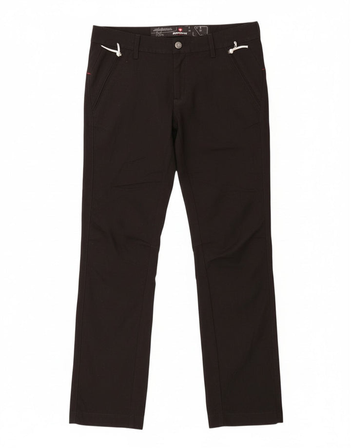 Pantaloni casual slim da donna Murphy & Nye W33 L33 cotone nero
