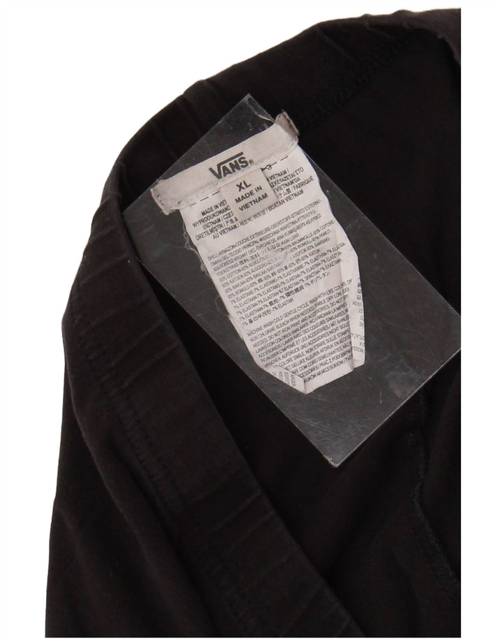 Leggings grafici da donna VANS UK 18 XL cotone nero