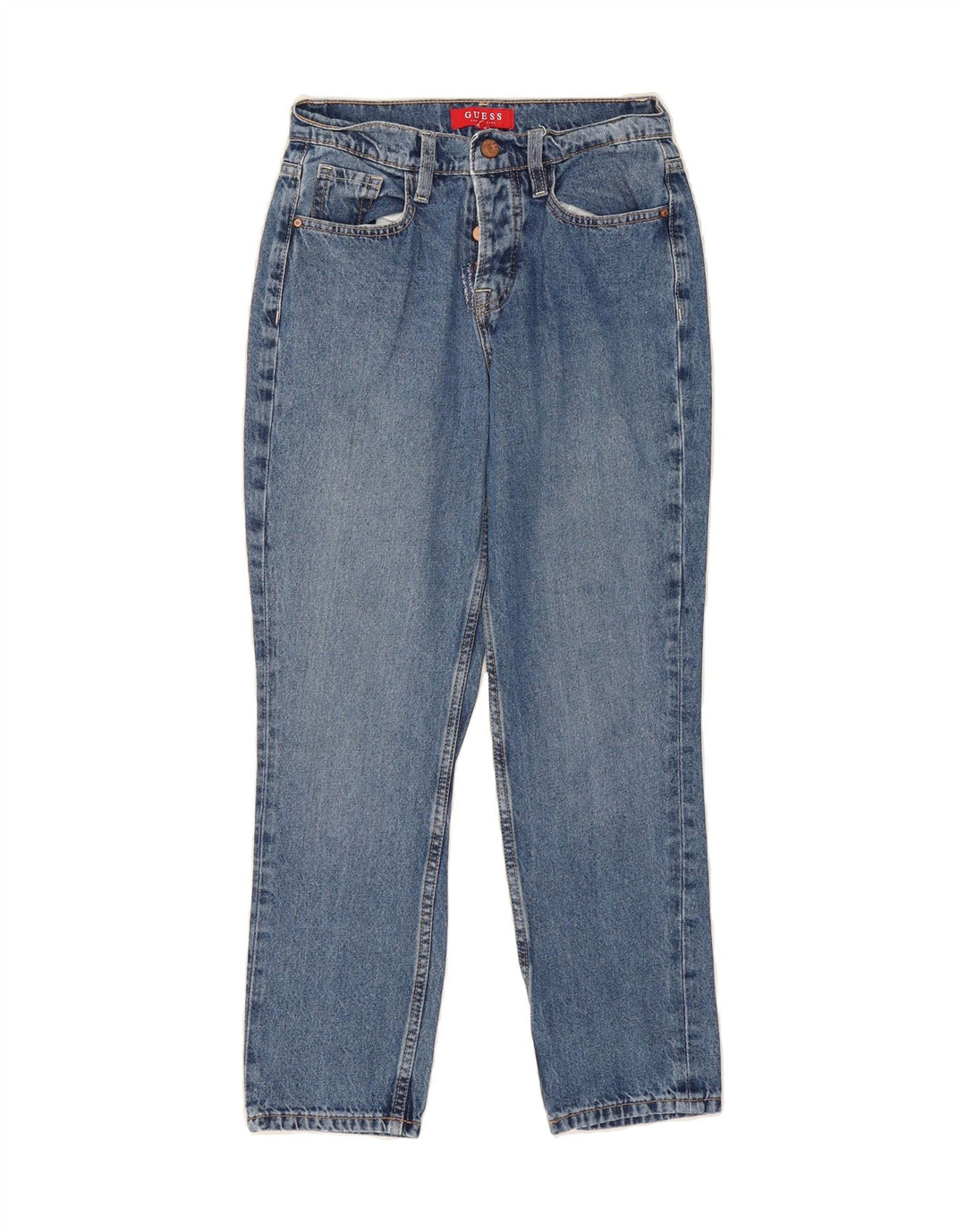 GUESS Womens Slim Jeans W24 L26 Blue Cotton Vintage Guess and Second-Hand Guess from Messina Hembry 