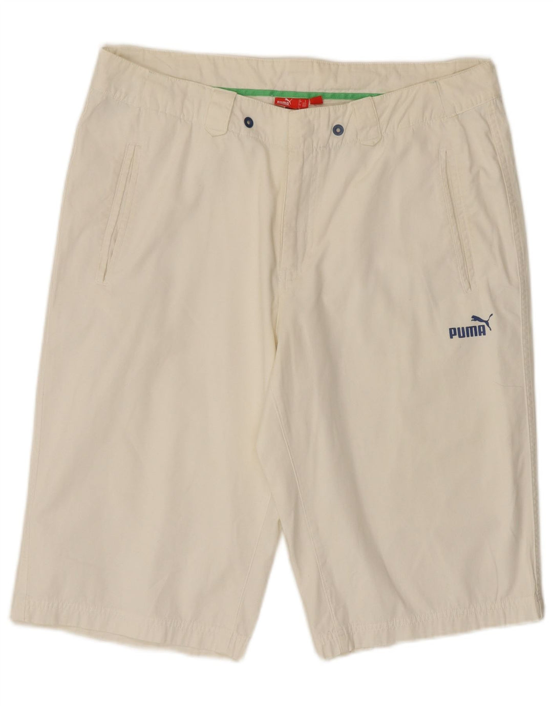 Pantaloncini chino da uomo Puma Large W34 bianchi