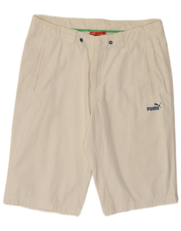 Pantaloncini chino da uomo Puma Large W34 bianchi