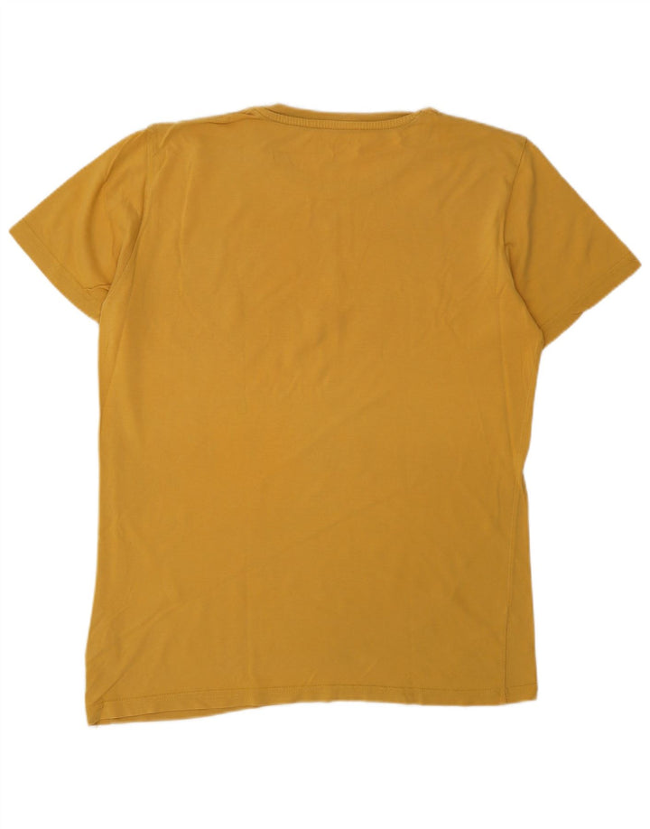 ALPHA INDUSTRIES T-shirt grafica da uomo Top in cotone giallo medio