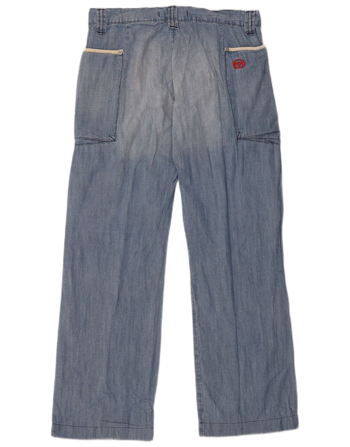 SERGIO TACCHINI Jeans larghi da donna IT 44 Medio W30 L28 Cotone blu