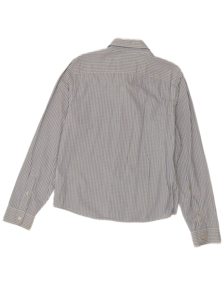 Camicia da uomo HOLLISTER XL in cotone a quadri blu