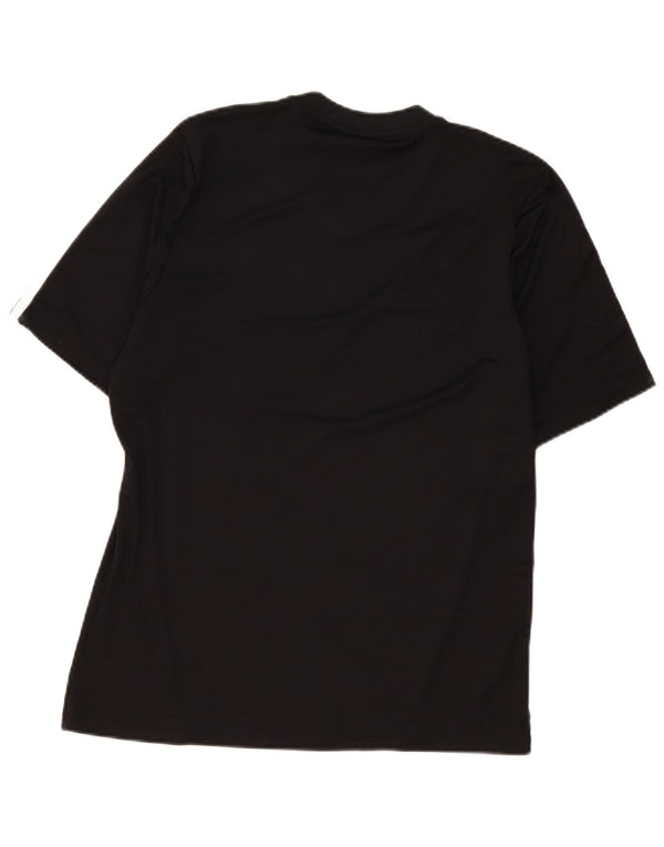 T-shirt Adidas Climalite da uomo, grande, in poliestere nero