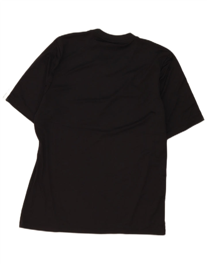 T-shirt Adidas Climalite da uomo, grande, in poliestere nero