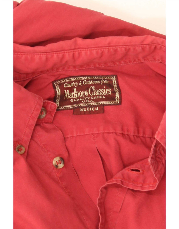 Camicia da uomo Marlboro Classics Rosso medio