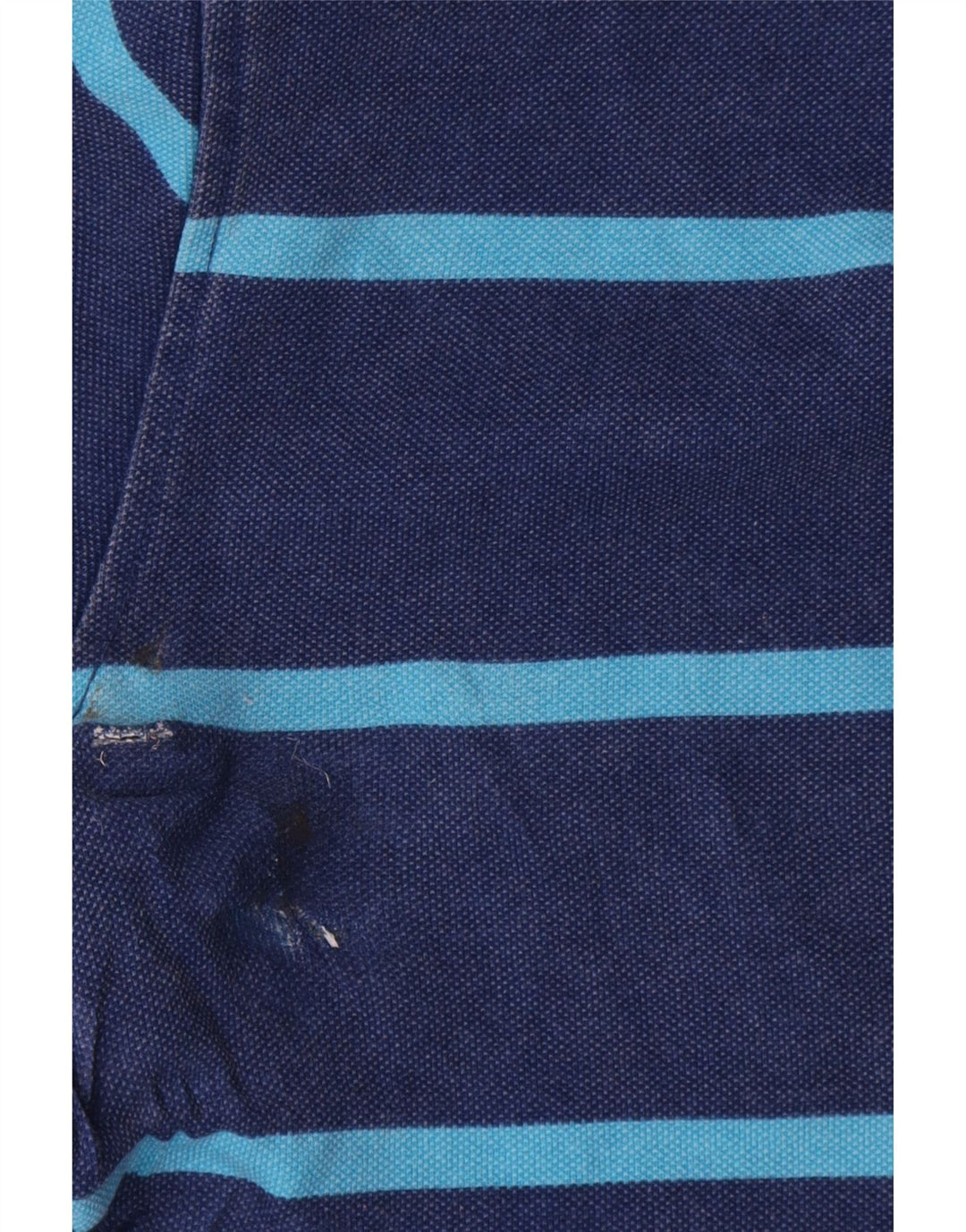 Crew Clothing Felpa da uomo con collo con zip, maglione medio a righe blu navy