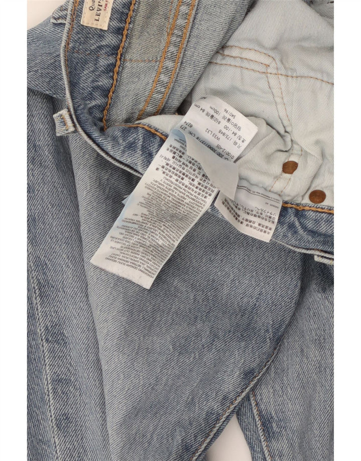 LEVI'S Jeans dritti da uomo 505 W33 L32 cotone blu