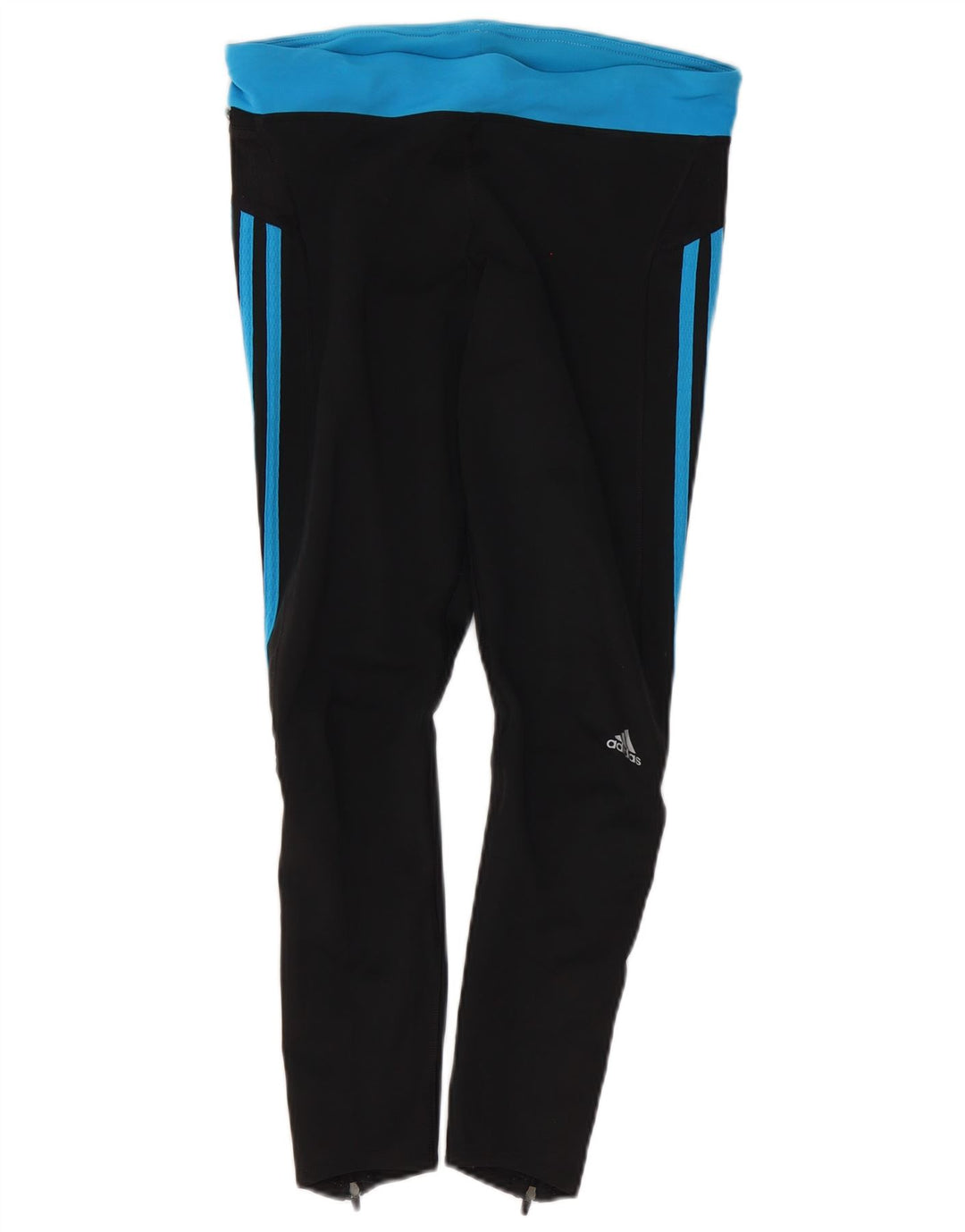 Leggings ADIDAS Climalite da donna UK 12 Medium Black Colourblock
