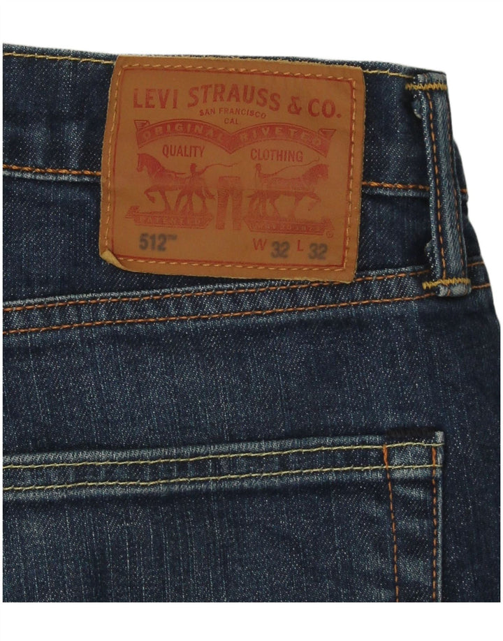 Levi's Uomo 512 Jeans affusolati slim W32 L29 Blu