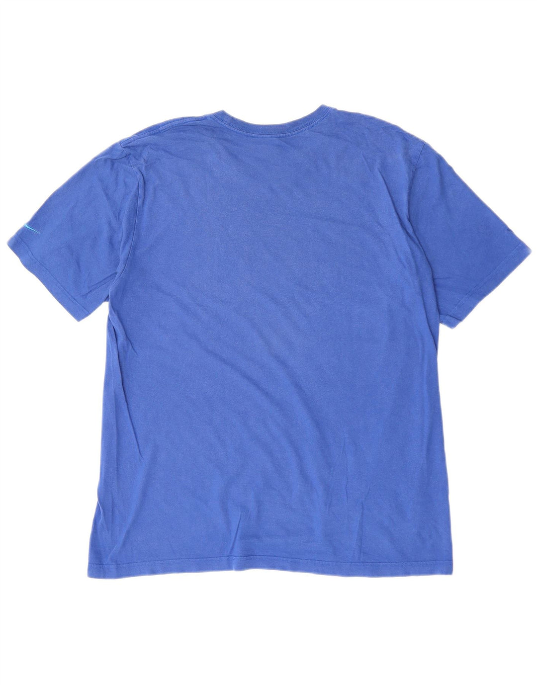 T-shirt grafica da uomo NIKE Top XL in cotone blu