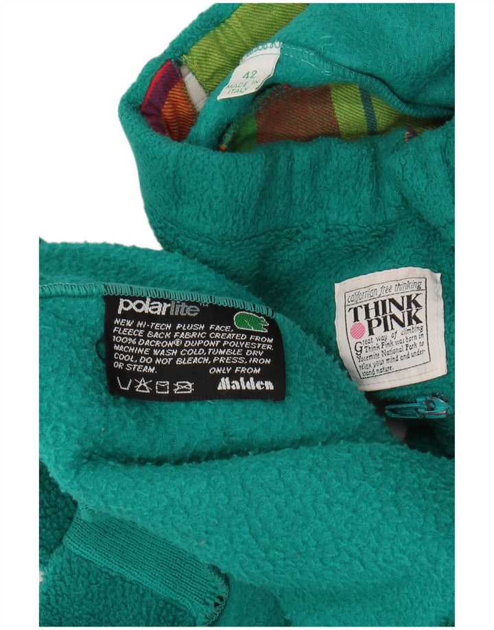 Tuta intera da donna in pile THINK PINK IT 42 Verde medio Colorblock