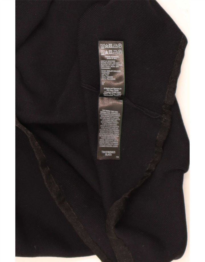 Canotta da donna Marks & Spencer UK 12 viscosa nera media