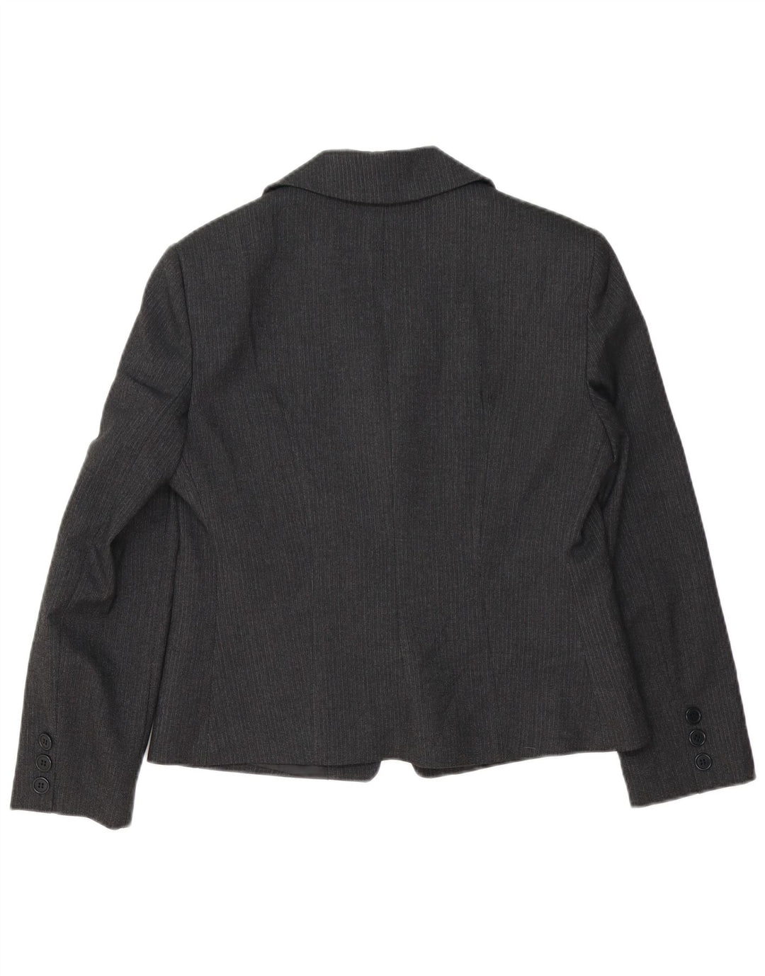 Giacca Blazer da Donna a 1 Bottone BIANCOGHIACCIO IT 46 Gessato Grande Grigio