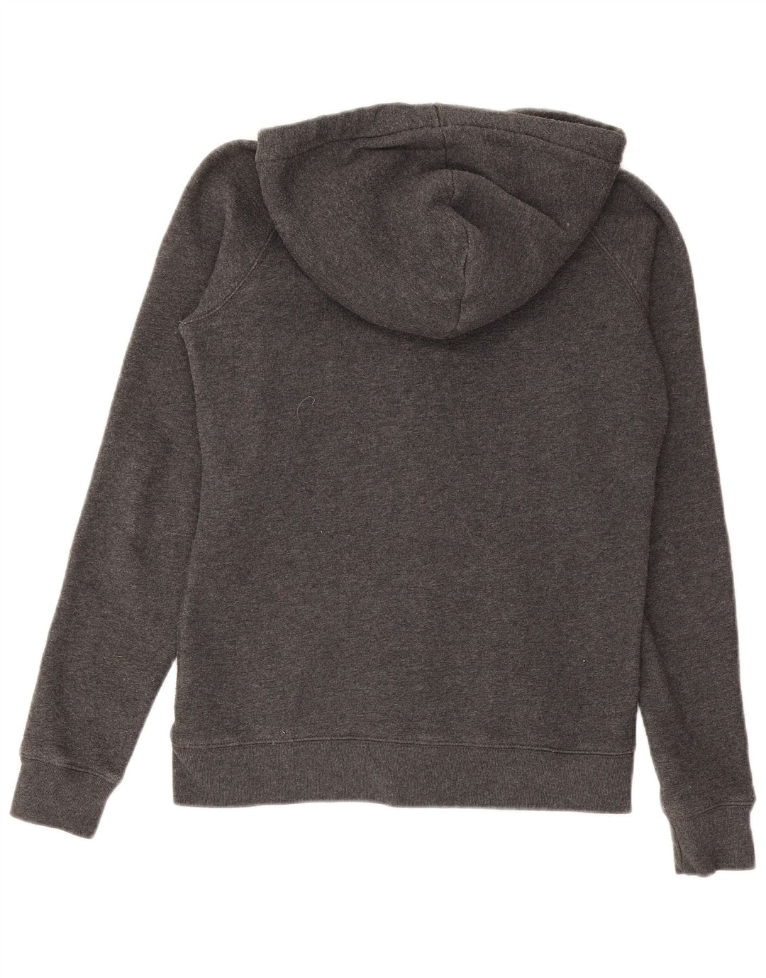 Maglione con cappuccio con zip grafica da donna Jack Wills UK 10 piccolo poliestere grigio