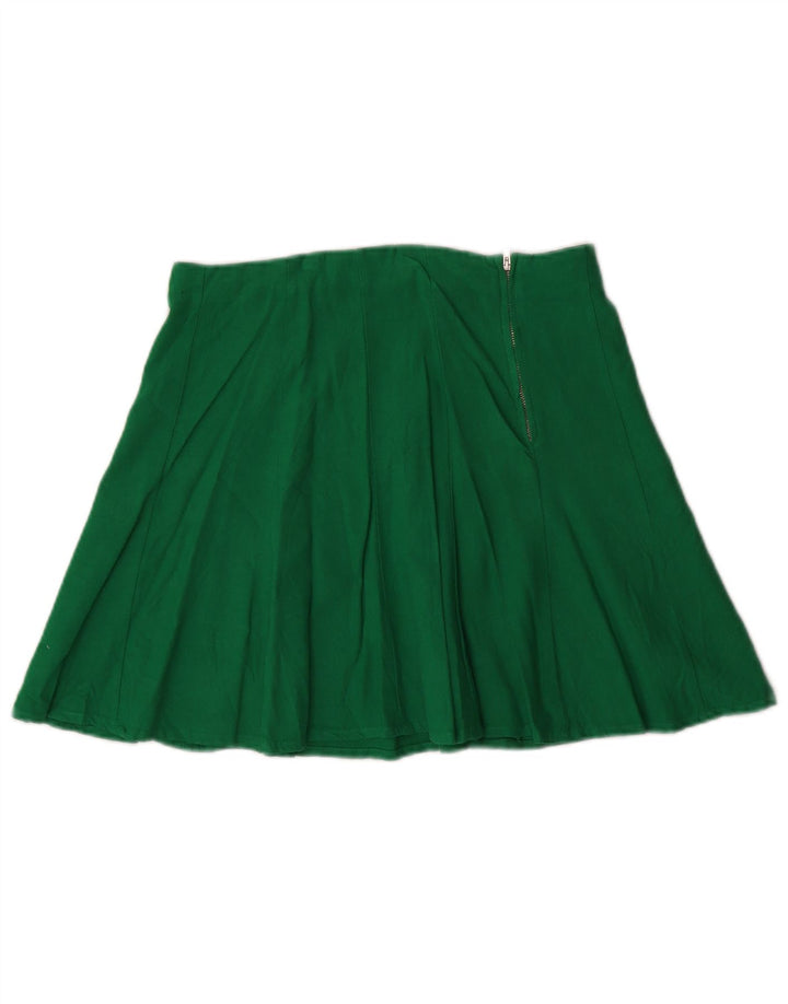 Minigonna Zara da donna XS W24 lino verde