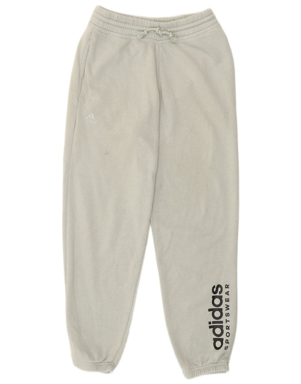 Adidas Pantaloni da tuta grafica da uomo Joggers UK 10 Small Blu Cotone