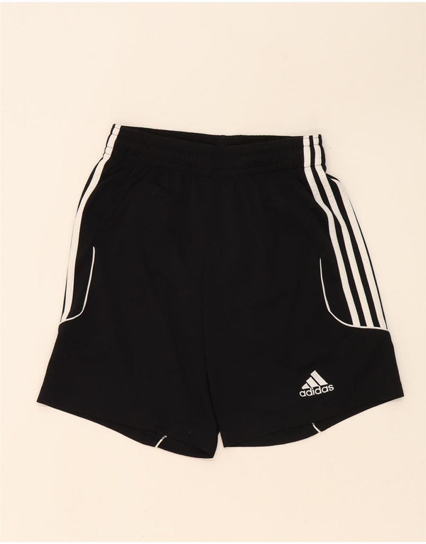 Pantaloncini sportivi Adidas Climalite da uomo piccoli in poliestere nero