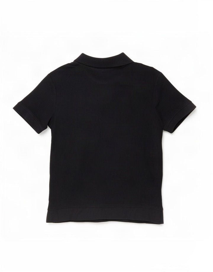 Polo Zara da uomo in cotone medio blu navy