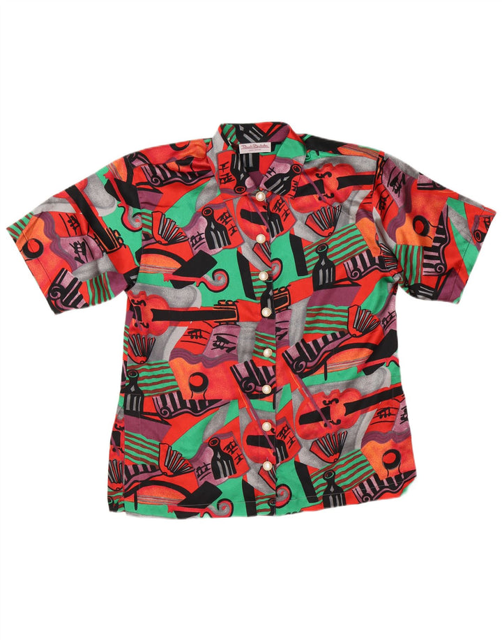 Camicia da donna Renato Balestra UK 16 Large multicolore geometrica