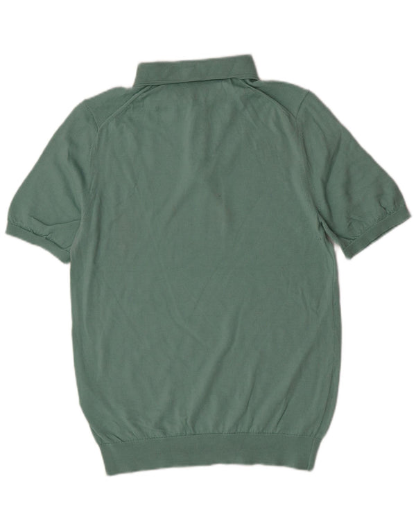 Polo da uomo Reiss in lana verde medio