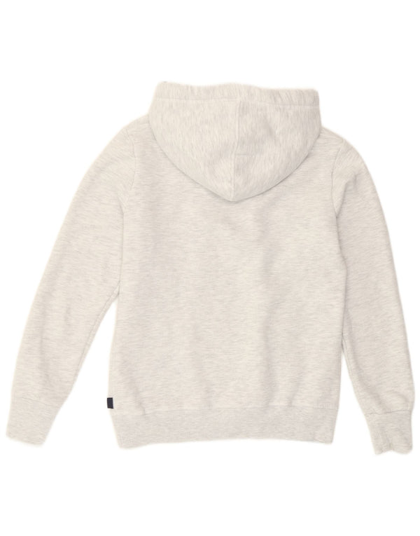 Felpa con cappuccio grafica da donna Superdry UK 10 Small Cotone chiazzato grigio