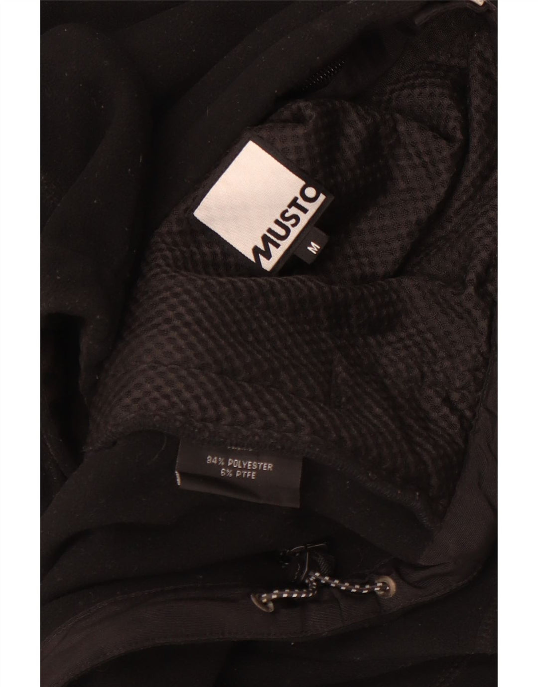 Giacca in pile da uomo Musto UK 38 poliestere nero medio