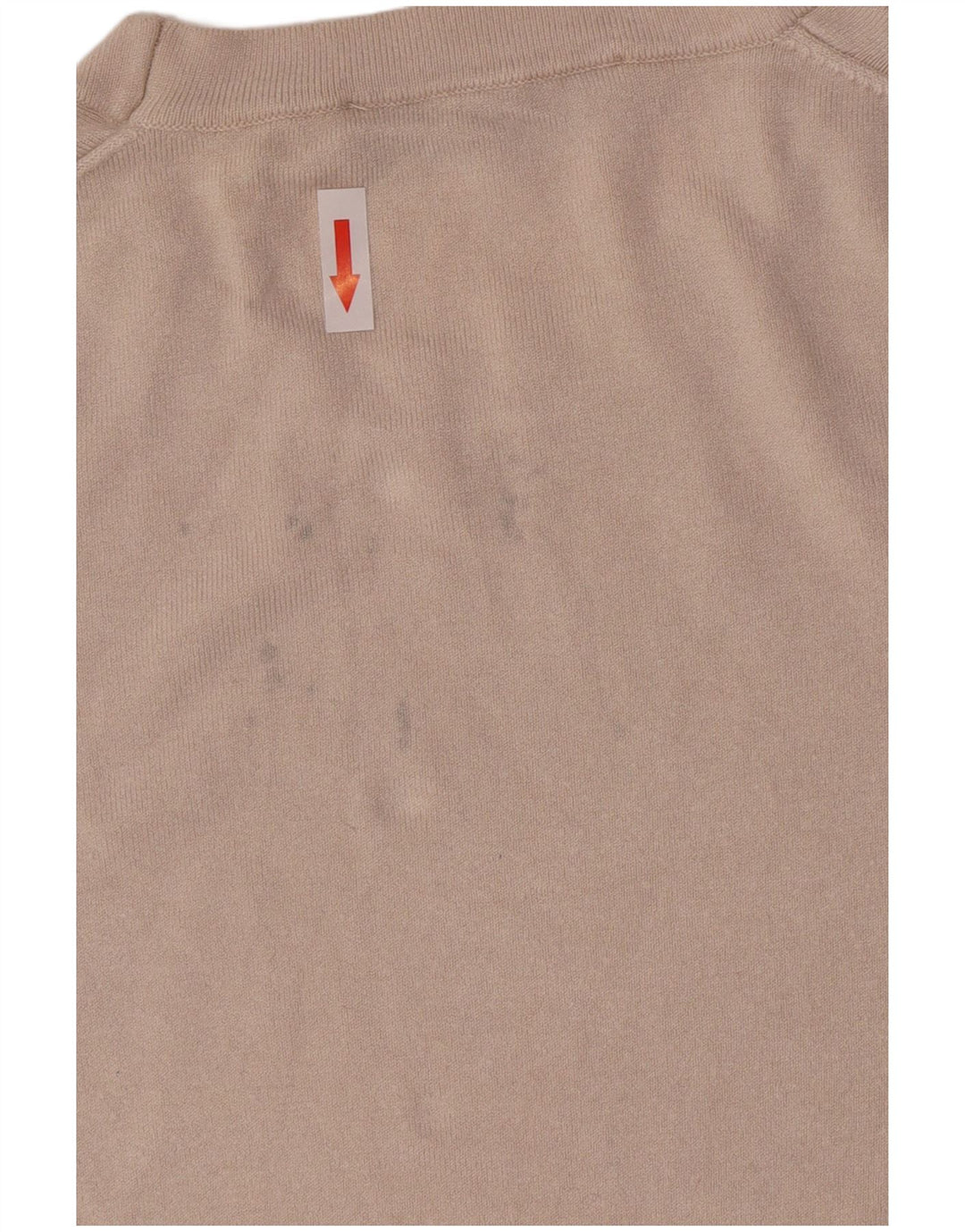 Maglione maglione girocollo da donna Zara UK 14 grande beige