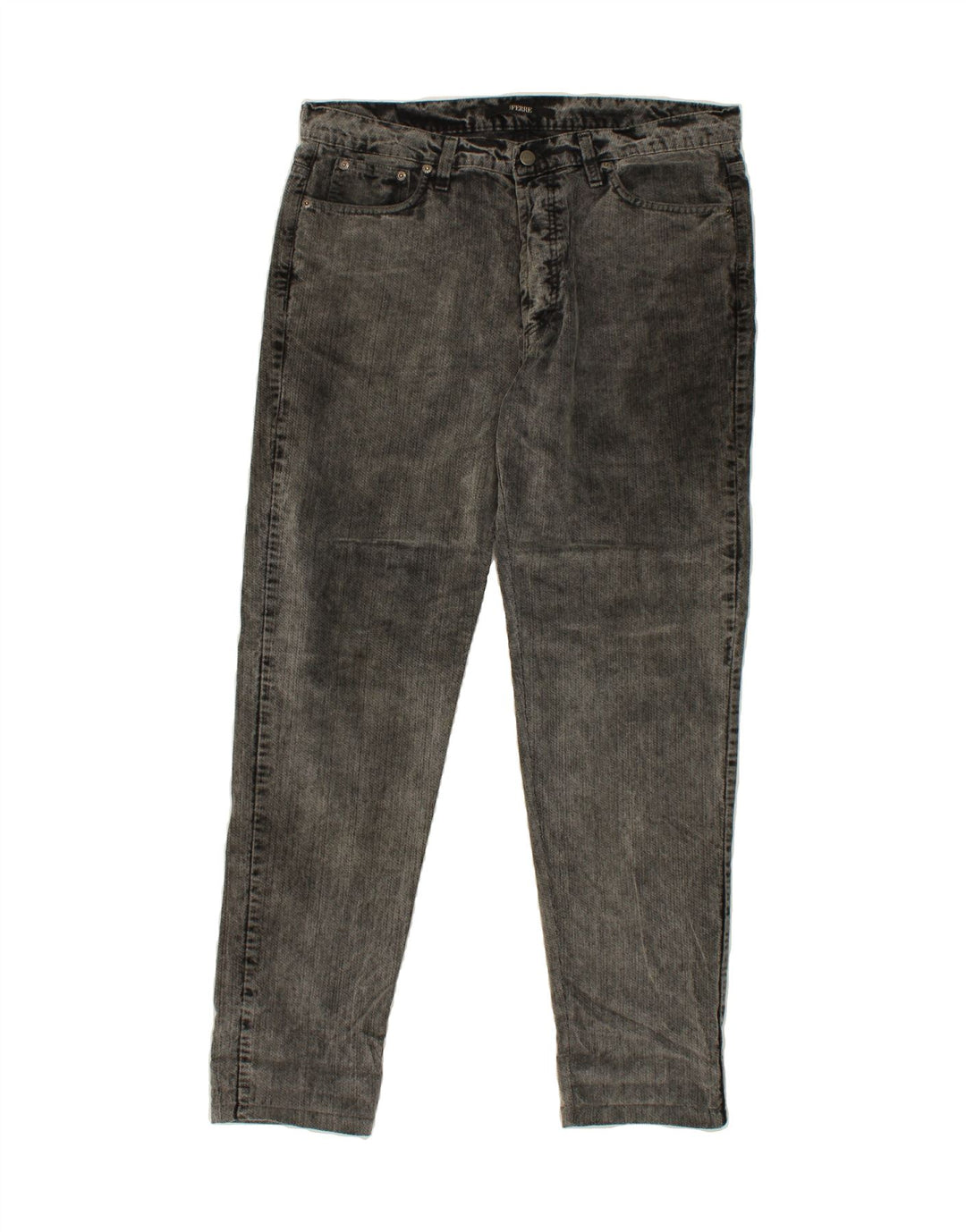 FERRE Mens Slim Jeans W38 L32 Grey Cotton Vintage Ferre and Second-Hand Ferre from Messina Hembry 