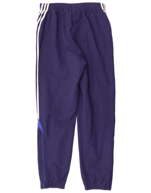 Pantaloni da tuta con grafica ADIDAS da uomo Joggers UK 42/44 Large Blu navy