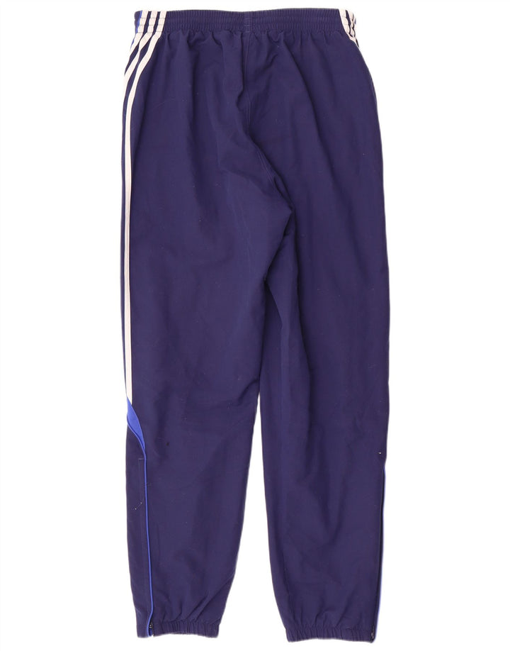 Pantaloni da tuta con grafica ADIDAS da uomo Joggers UK 42/44 Large Blu navy