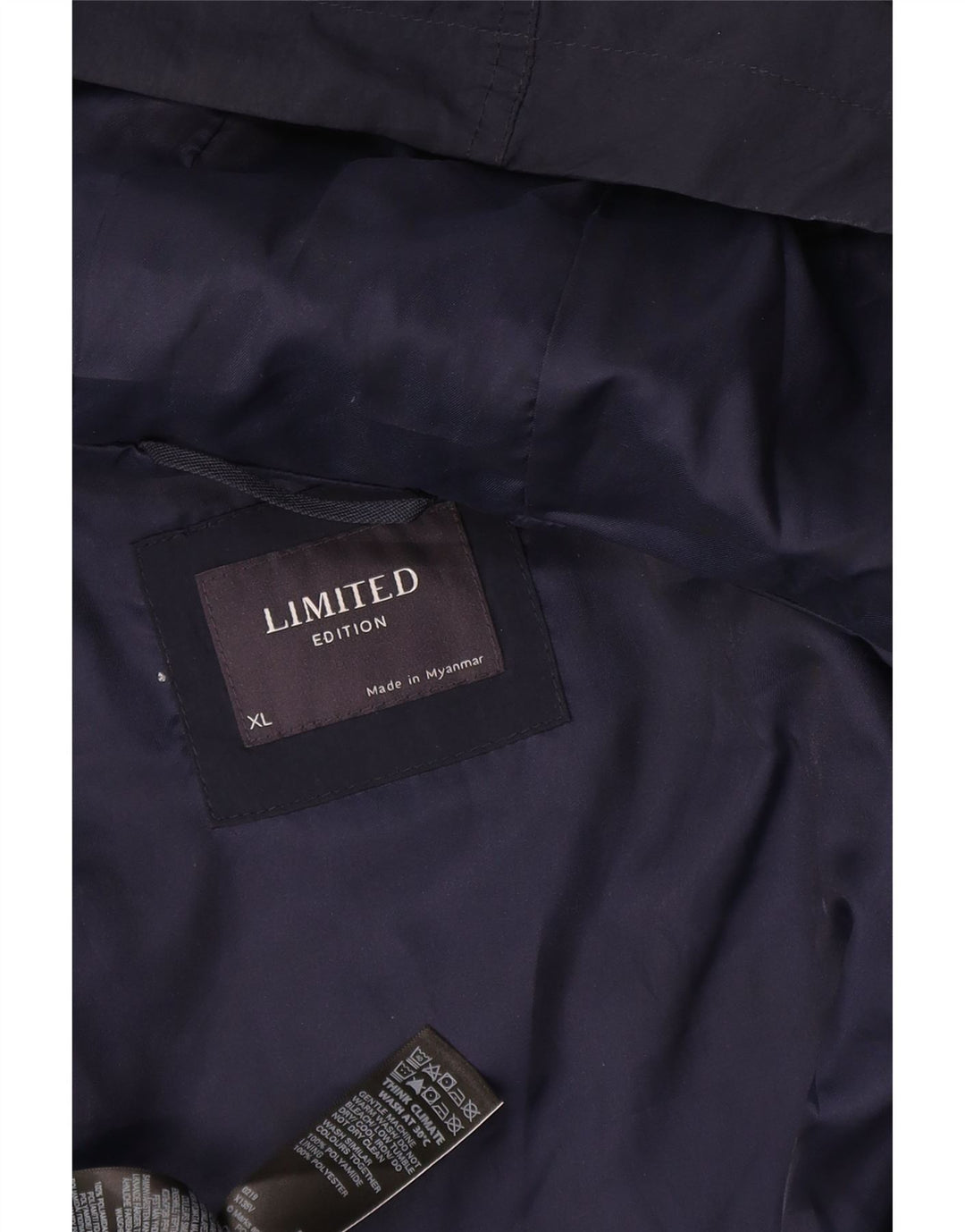 Giacca antipioggia da uomo Marks & Spencer UK 42 XL poliestere blu navy