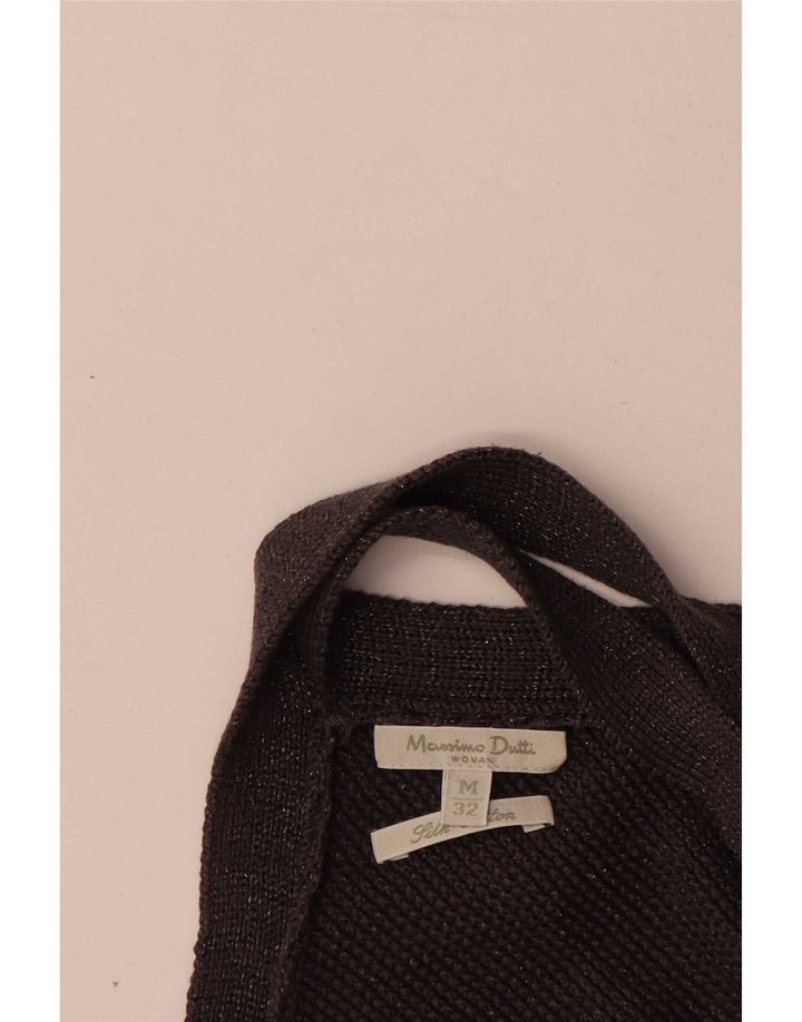 Canotta da donna Massimo Dutti UK 12 media seta nera