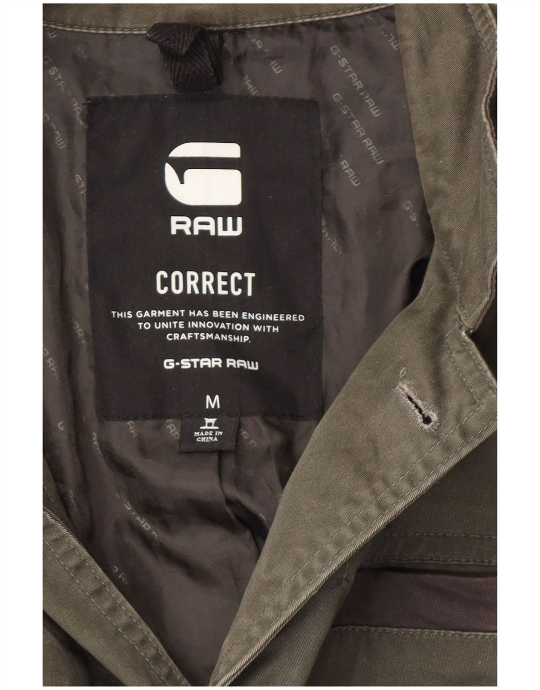 Giacca utility da uomo G-Star UK 38 medio kaki