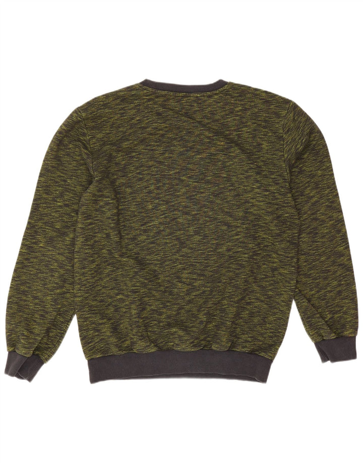 Felpa da uomo Adidas Neo Graphic maglione grande verde chiazzato
