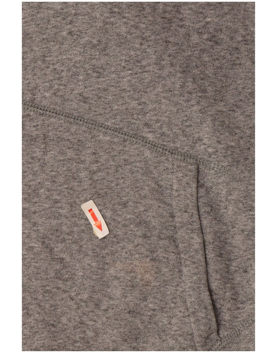 Maglione con cappuccio grafico da uomo Levi's in cotone chiazzato grigio medio