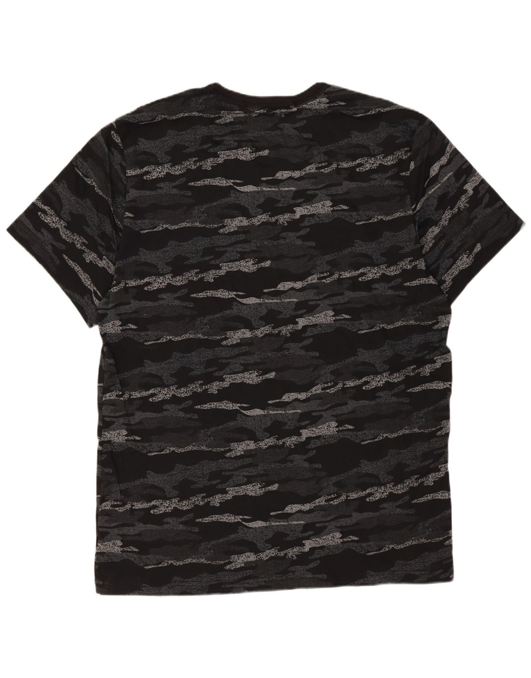 T-shirt grafica da uomo Calvin Klein Top in cotone mimetico nero medio