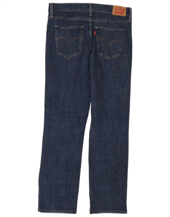 LEVI'S Jeans dritti modellanti da donna 314 W30 L29 cotone blu navy