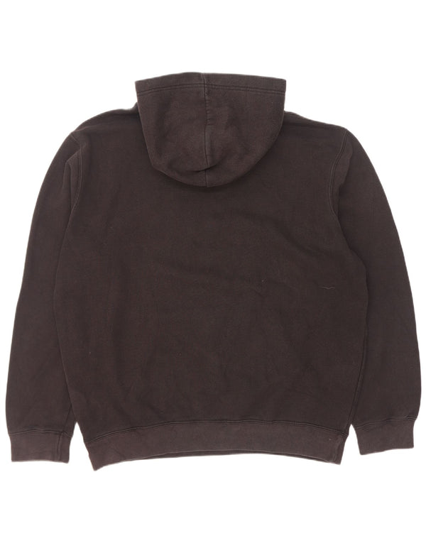 Felpa con cappuccio grafica da uomo Champion XL in cotone nero