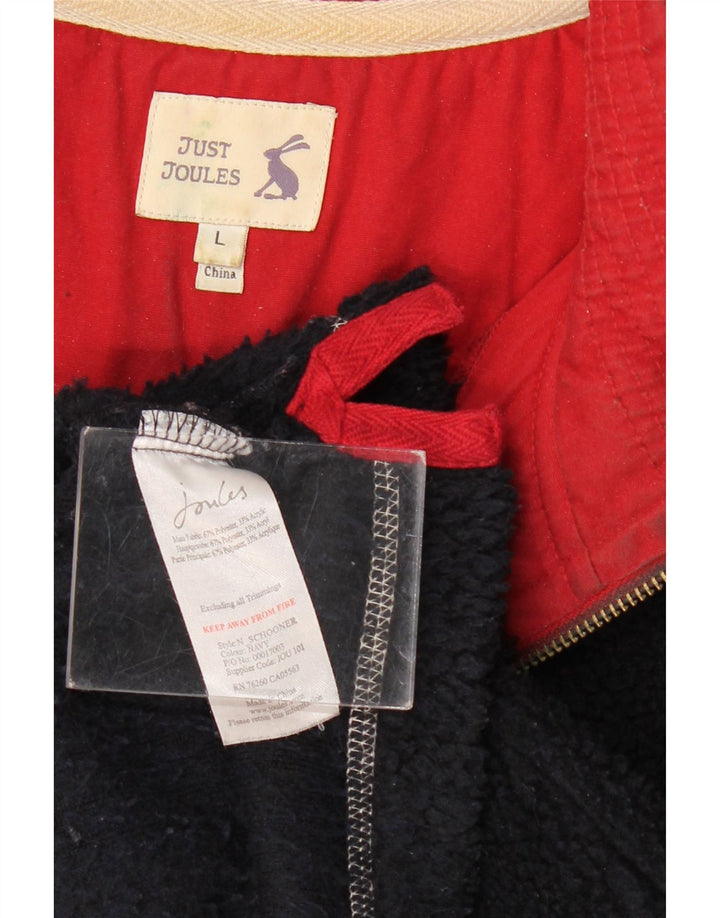 JOULES Maglione in pile da uomo con collo con zip, grande poliestere nero