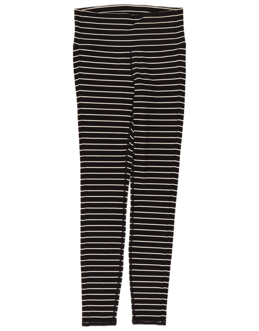 Leggings da donna ATHLETA UK 6 XS Nylon a righe nere